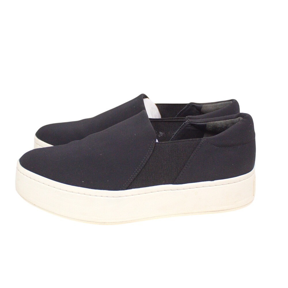 Vince. Warren Platform Slip On Sneakers | Black Canvas Loafer Sneaker Size 7 - Picture 8 of 14